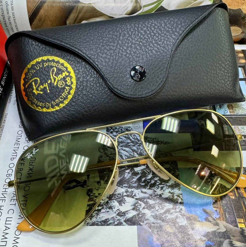 Ray Ban Солнцезащитные очки Aviator Large Metal