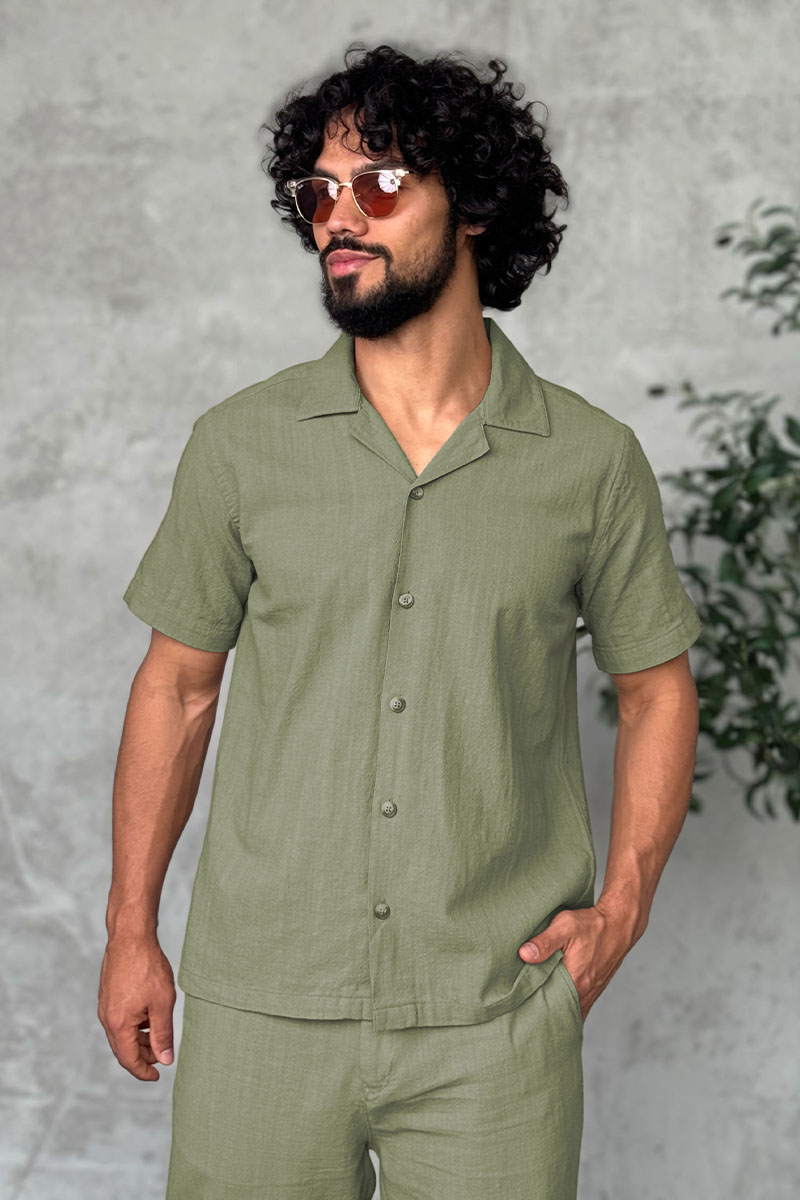 Loro Piana Мужской костюм цвета хаки