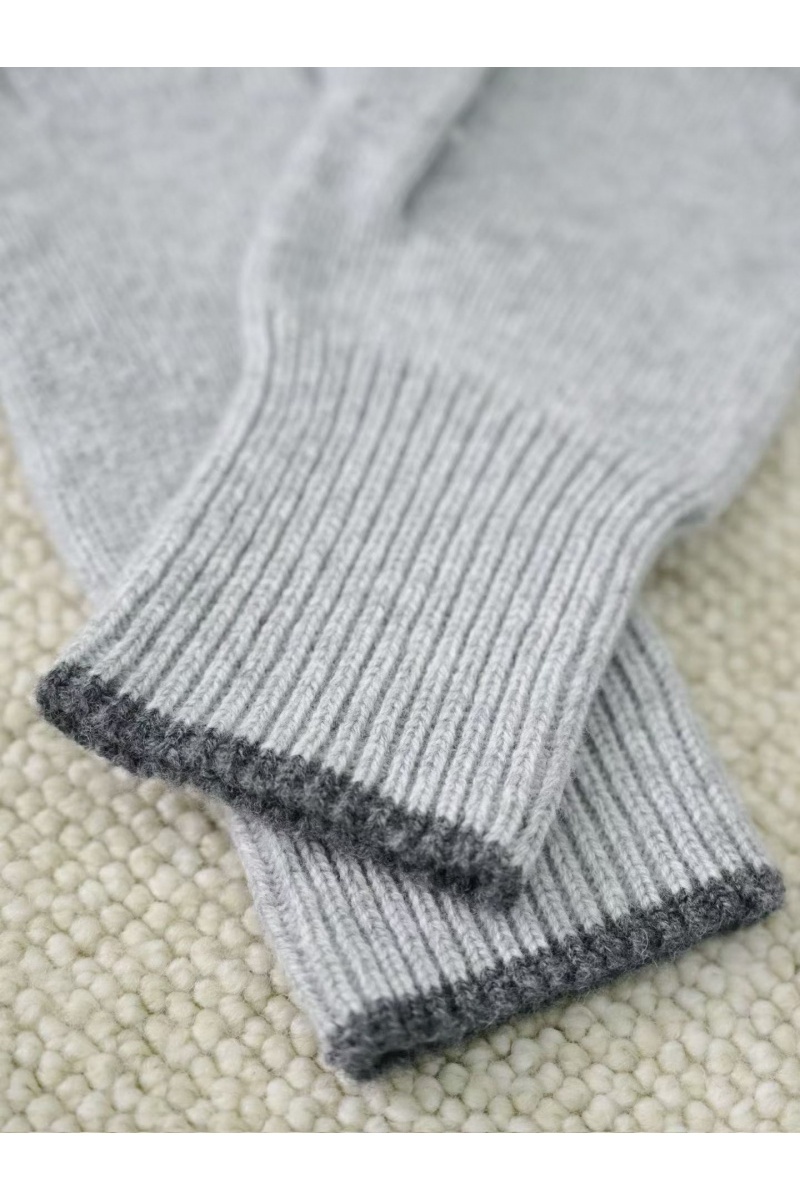 Designer Кашемировые перчатки premium - Light Grey