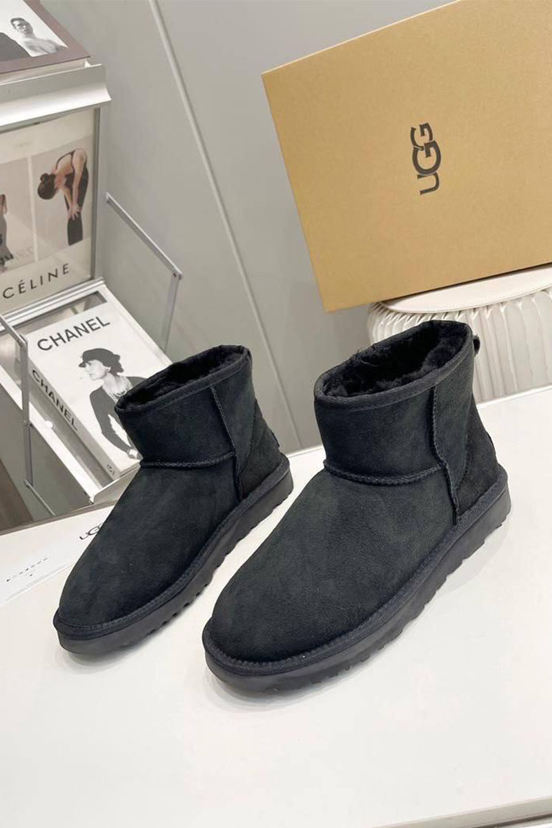 UGG Мужские чёрные ботинки Classic