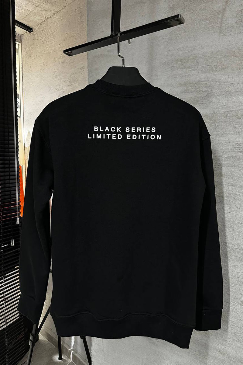 Designer Clothing Мужской чёрный свитшот Ih Nom Uh Nit Black Mask logo-print