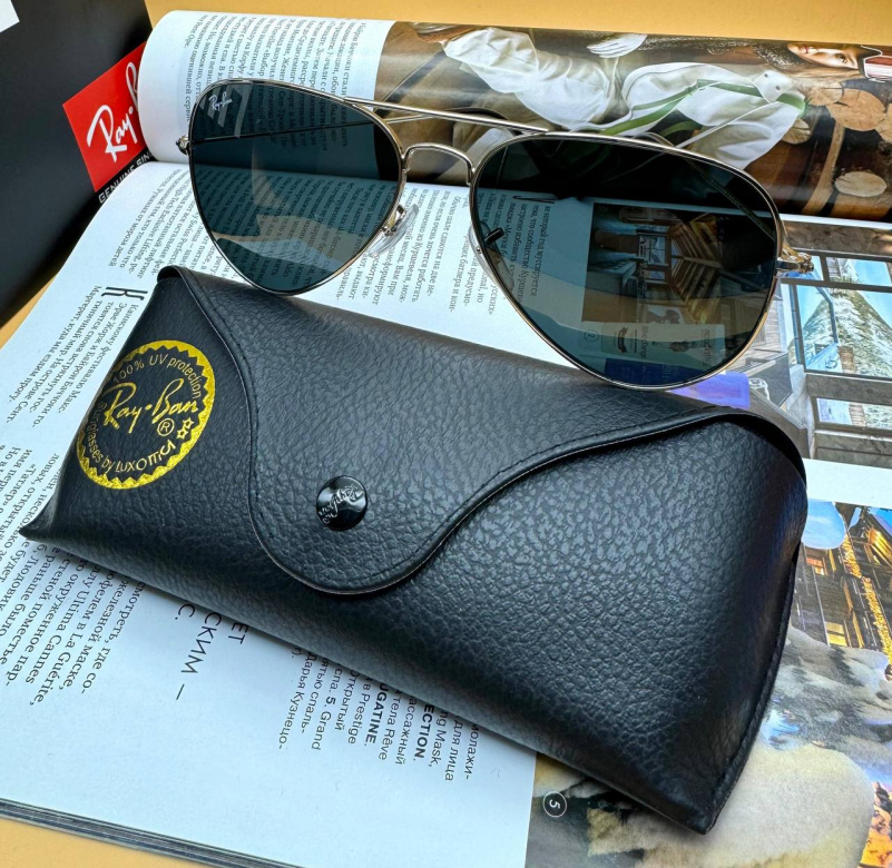 Ray Ban Солнцезащитные очки Aviator Large Metal