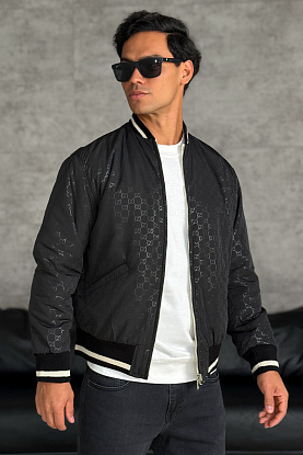 Двусторонний бомбер GG Monogram