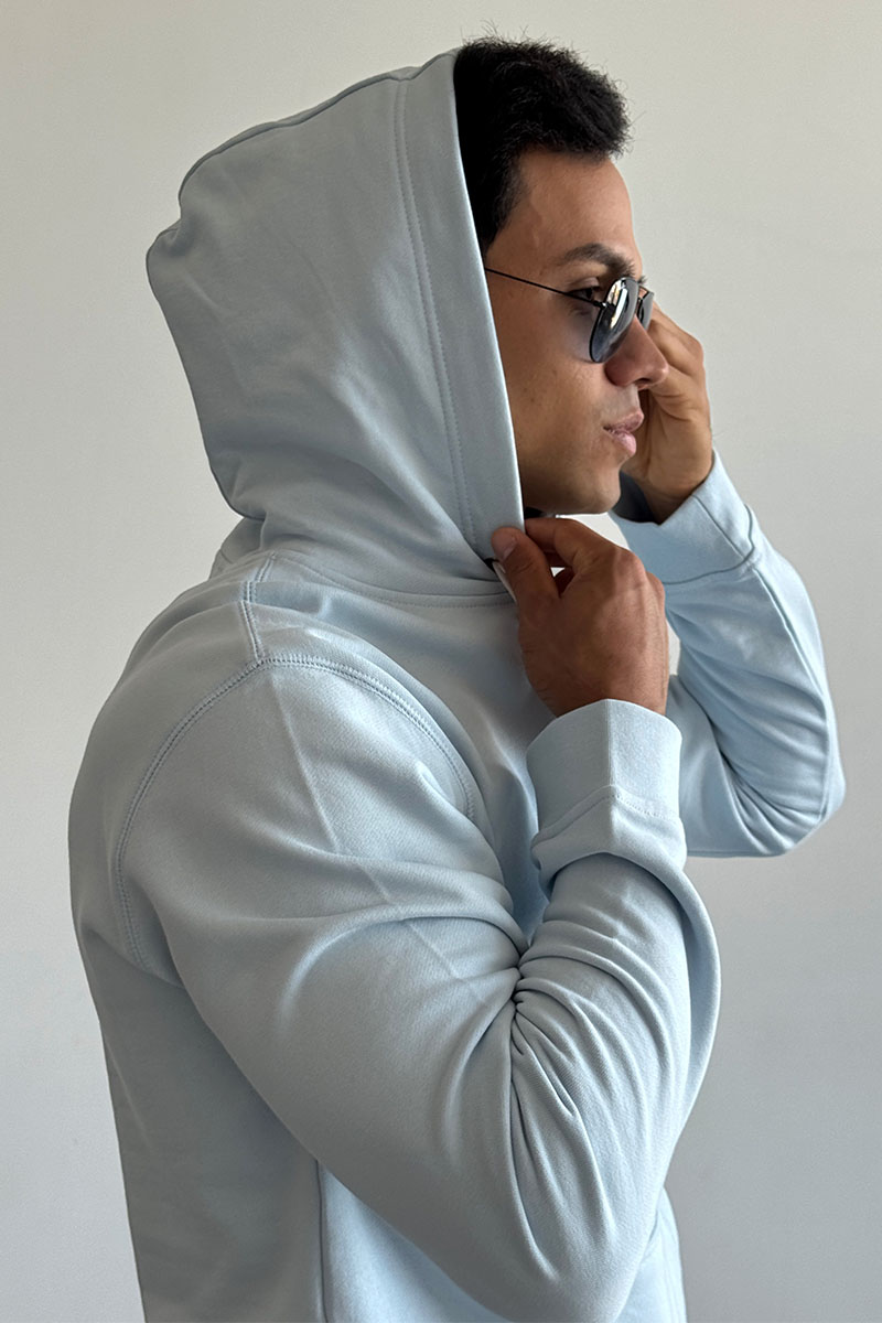 Casablanca Мужское голубое худи Par Avion