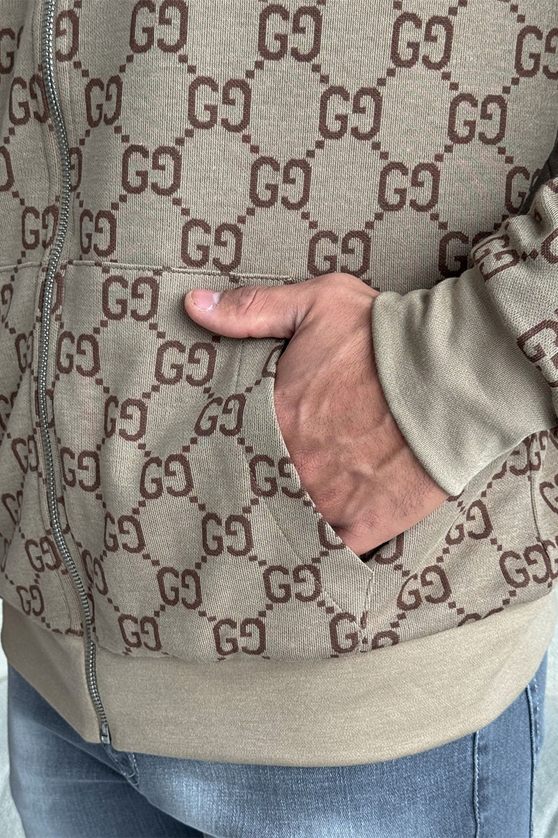 Gucci Двусторонняя кофта GG monogram - Beige