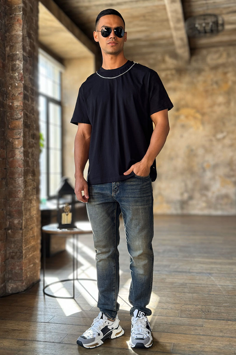 Dоlсе & Gаbbаnа Мужские синие джинсы Premium