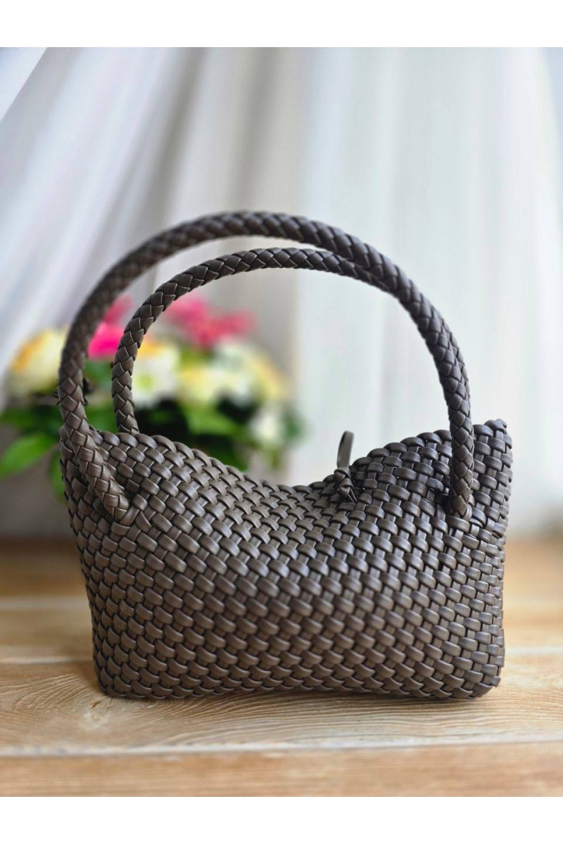 Bottega Veneta Кожаная сумка intrecciato 30x14 см