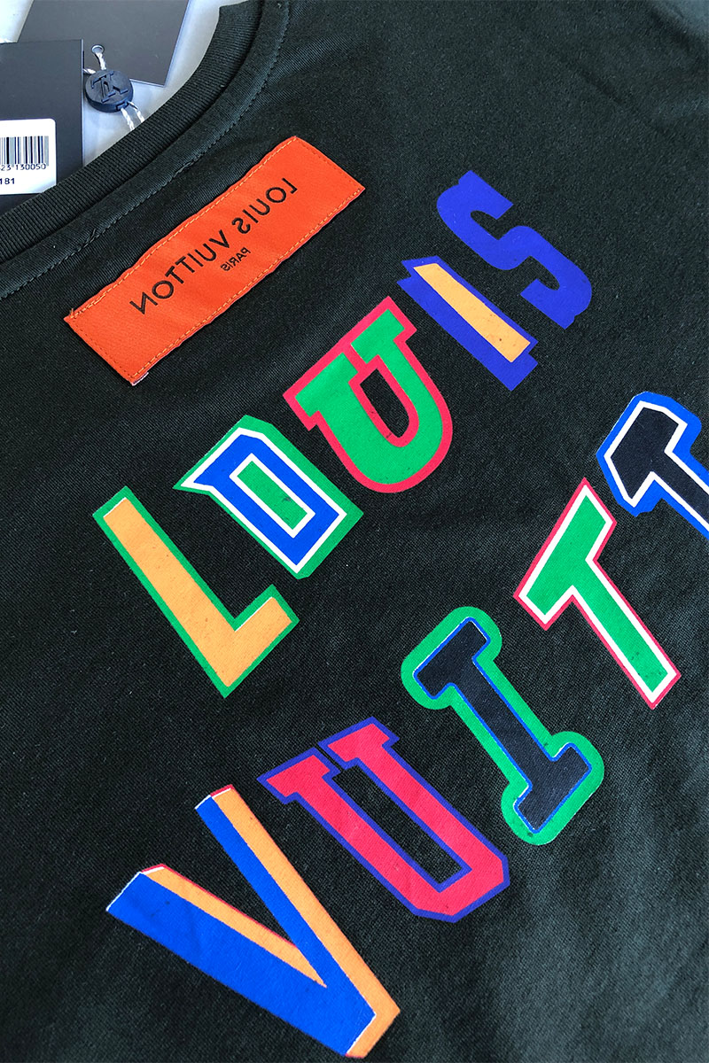 Lоuis Vuittоn Тёмно-зелёная мужская футболка NBA Collaboration