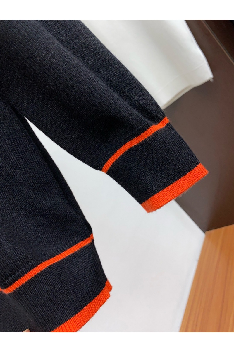 Hermes Мужская чёрная водолазка Premium