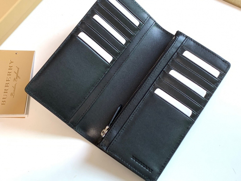 Burberry Кожаный бумажник Premium 19x10x2.5 см
