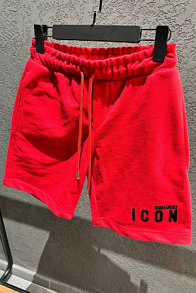 Мужские красные шорты ICON-logo