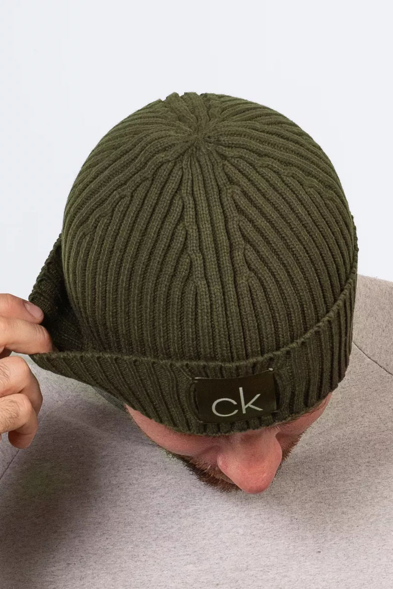 Calvin Klein Шапка цвета хаки Golf Losar