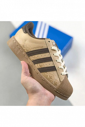 Кроссовки Superstar "Magic Beige Tribal"