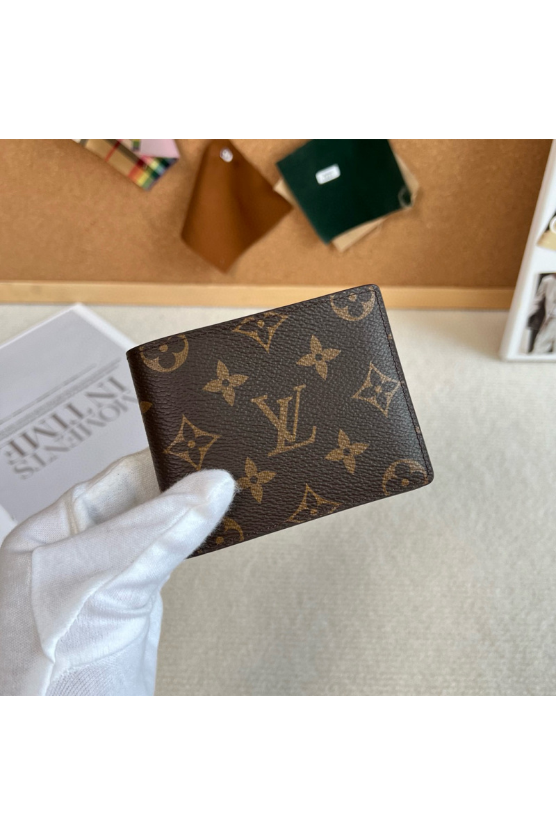 Lоuis Vuittоn Кожаный кошелёк Marco Premium 11x8.5x1 см