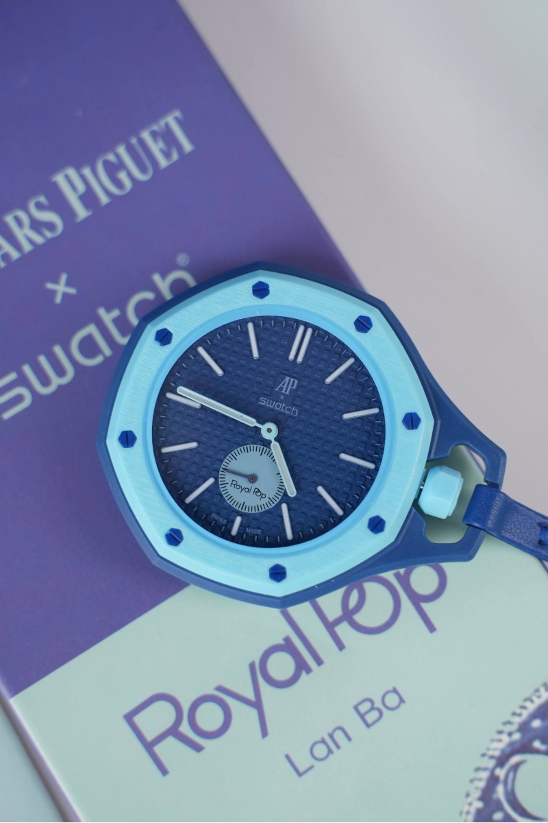 Designer Clothing Часы Audemars Piguet x Swatch "Royal Pop" Lan Ba premium
