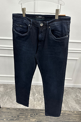 Джинсы тёмно-синего цвета regular fit