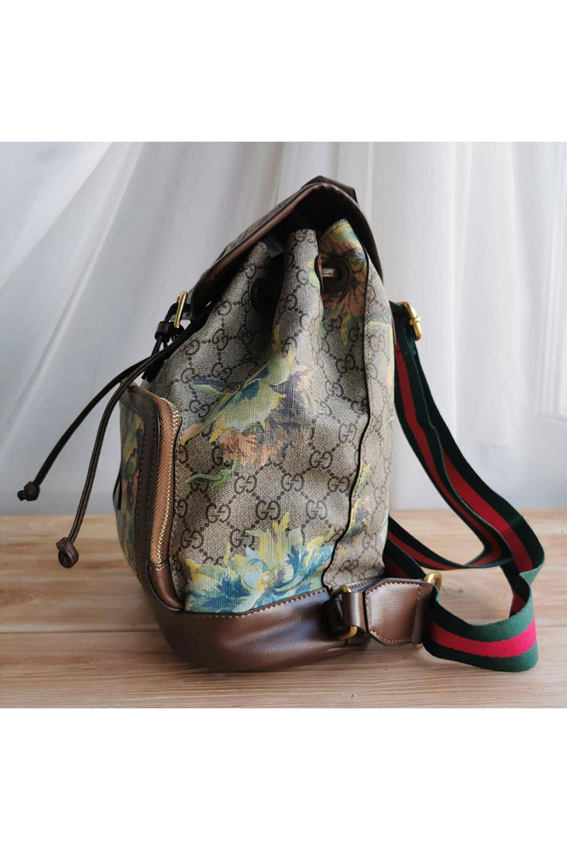 Gucci Кожаный рюкзак Floral 26.5x30 см