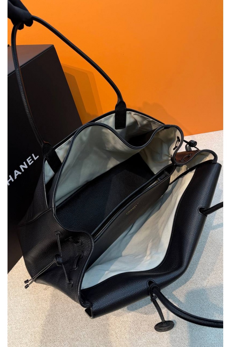 Chаnеl Кожаная сумка Shopping premium 45x32x17 см