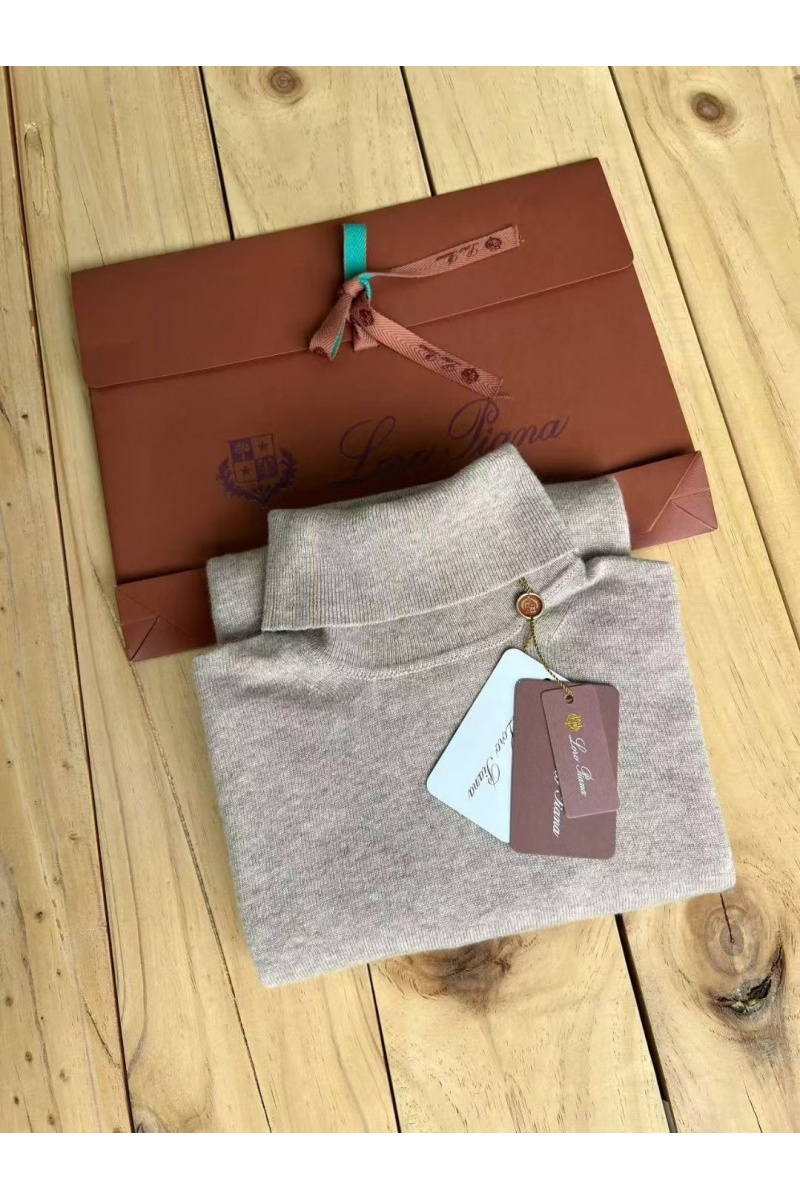 Loro Piana Мужская водолазка Premium - Light Tan