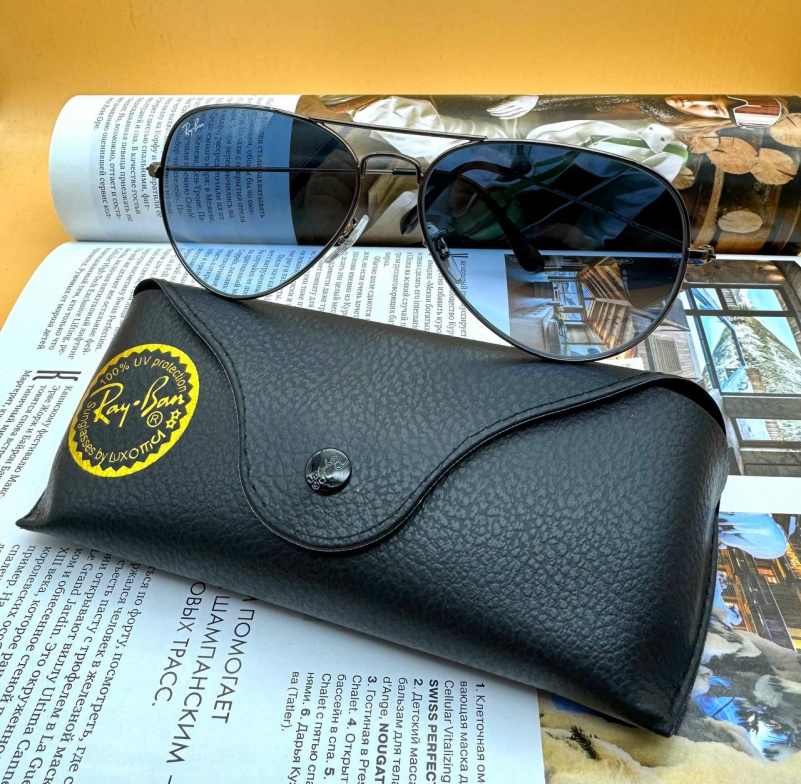 Ray Ban Солнцезащитные очки Aviator Large Metal
