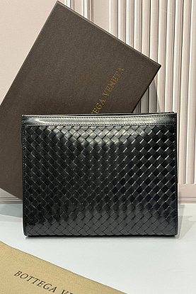 Кожаный клатч Intreccio premium 26x20x6.5 см