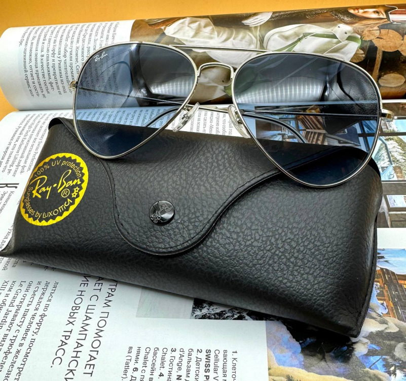 Ray Ban Солнцезащитные очки Aviator Large Metal