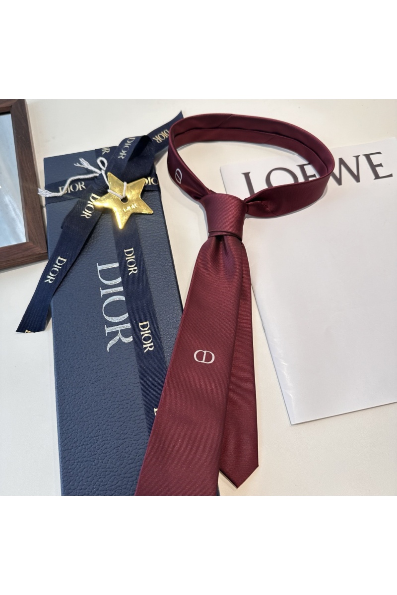 Dior Галстук logo-embroidered premium - Red