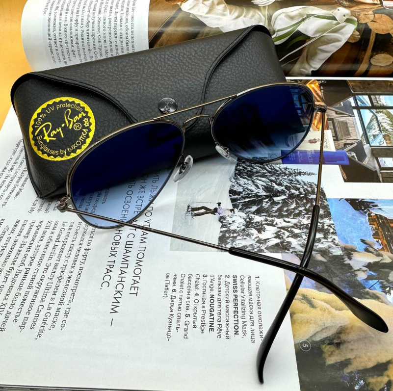 Ray Ban Солнцезащитные очки Aviator Large Metal