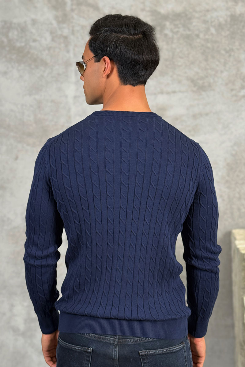 Polo Ralph Lauren Мужской джемпер cable-knit - Navy