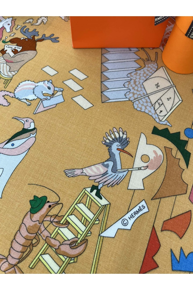 Hermes Платок Academia Hippica premium 140x140 см