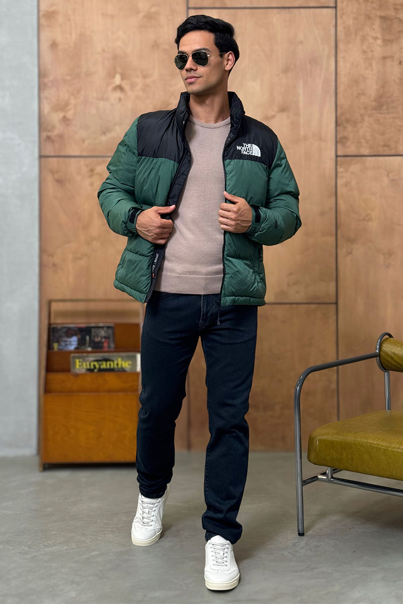 The North Face Зелёный пуховик 1996 Retro Nuptse
