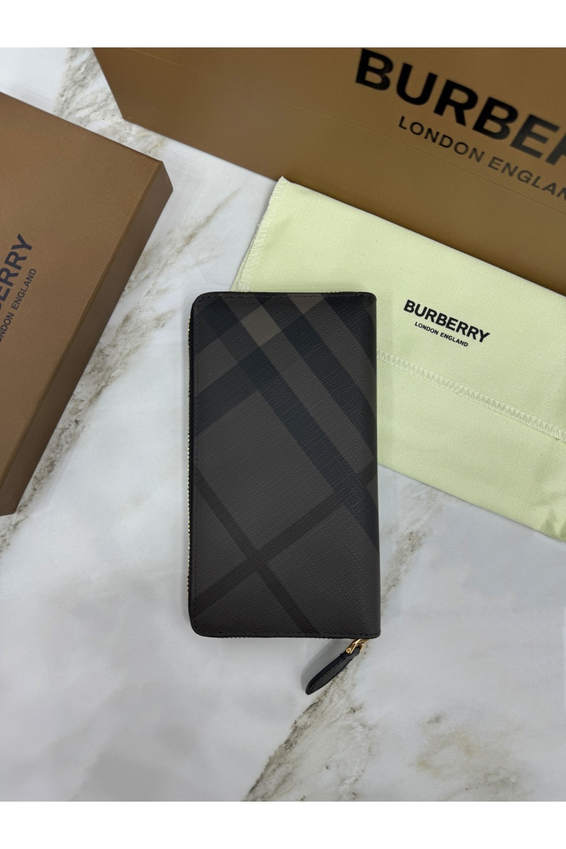 Burberry Кожаное портмоне Premium 19.5x10.5x2.5 см