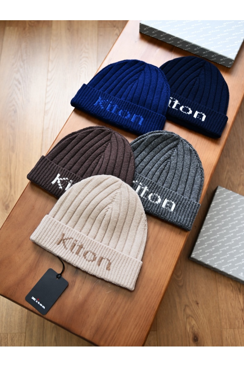 Kiton Кашемировая шапка premium - Coffee