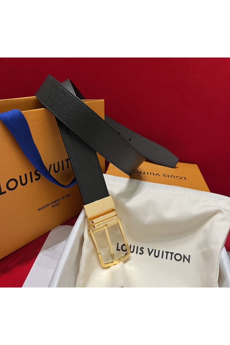 Lоuis Vuittоn Кожаный ремень Taig premium