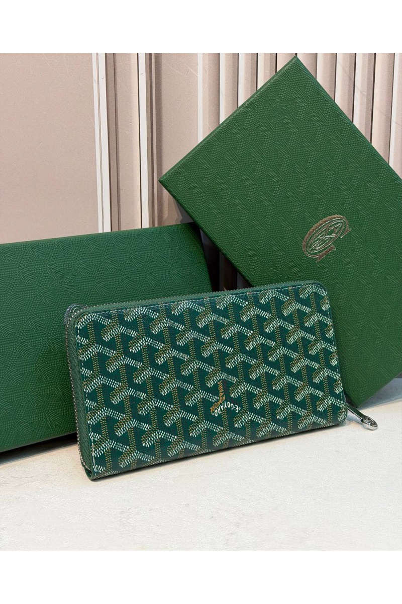 Designer Clothing Кожаное портмоне Goyard Matignon GM premium 20x11x2.3 см