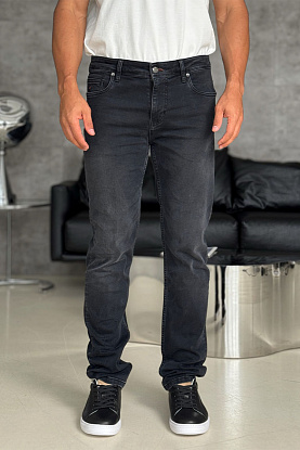 Мужские джинсы чёрного цвета 