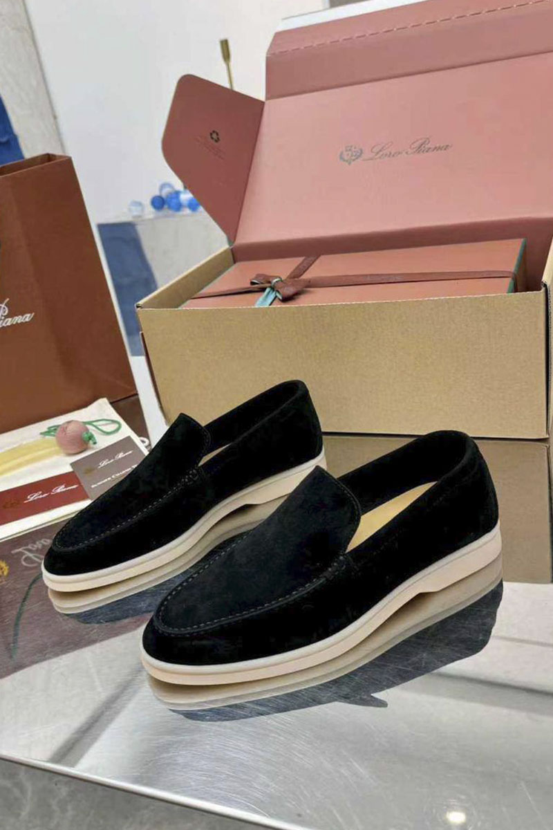 Loro Piana Женские заишевые лоферы Summer Walk premium