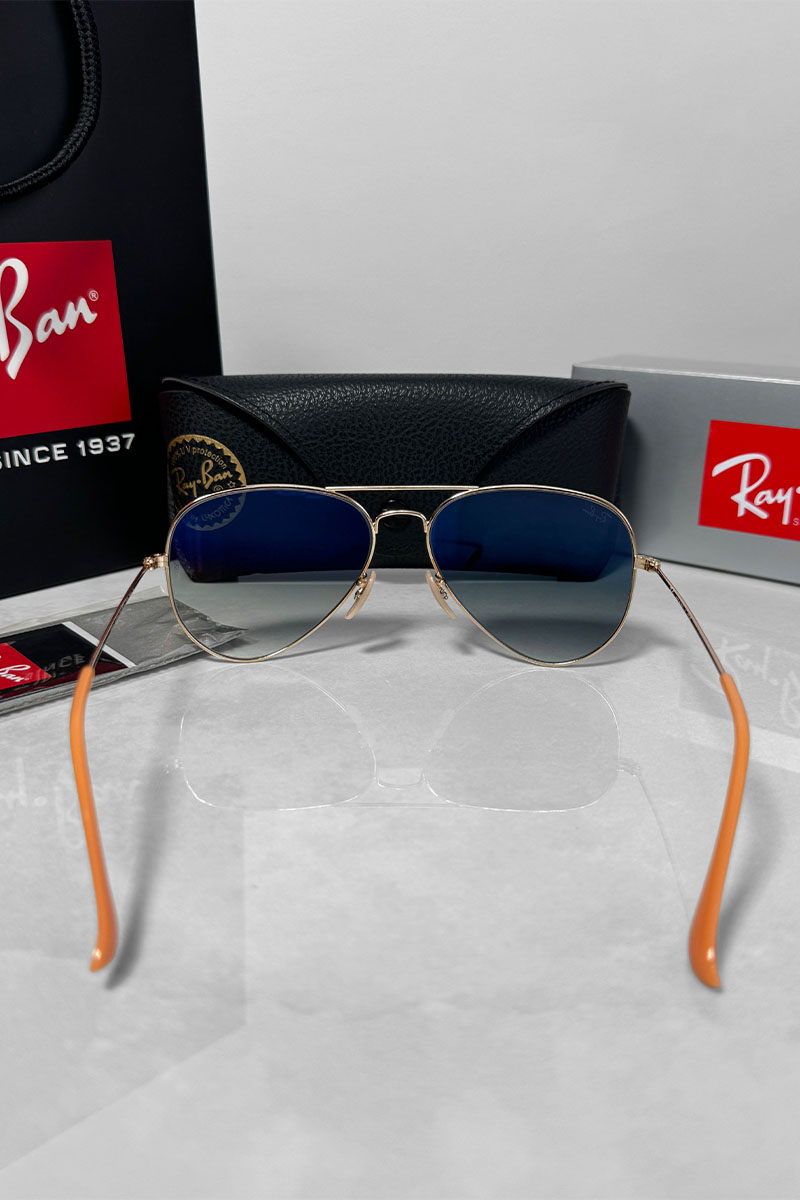 Ray Ban Солнцезащитные очки Aviator Large Metal - Blue 