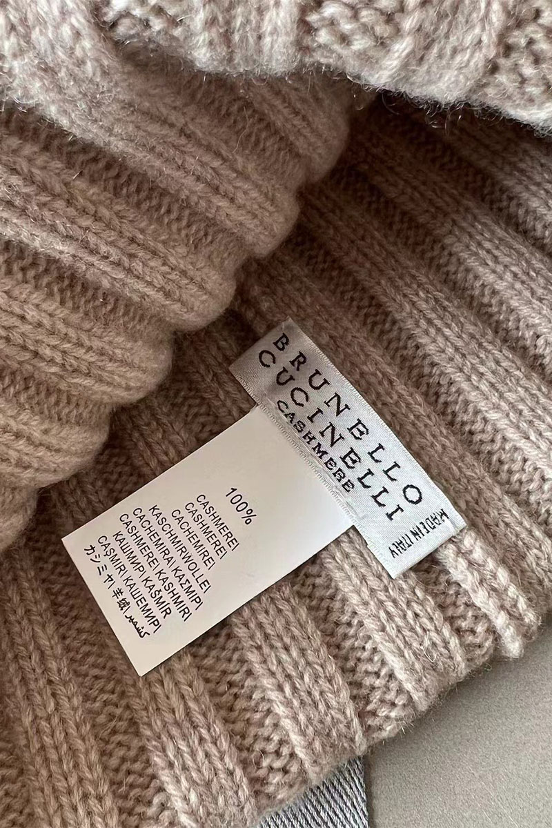 Designer Кашемировая шапка Premium - Beige