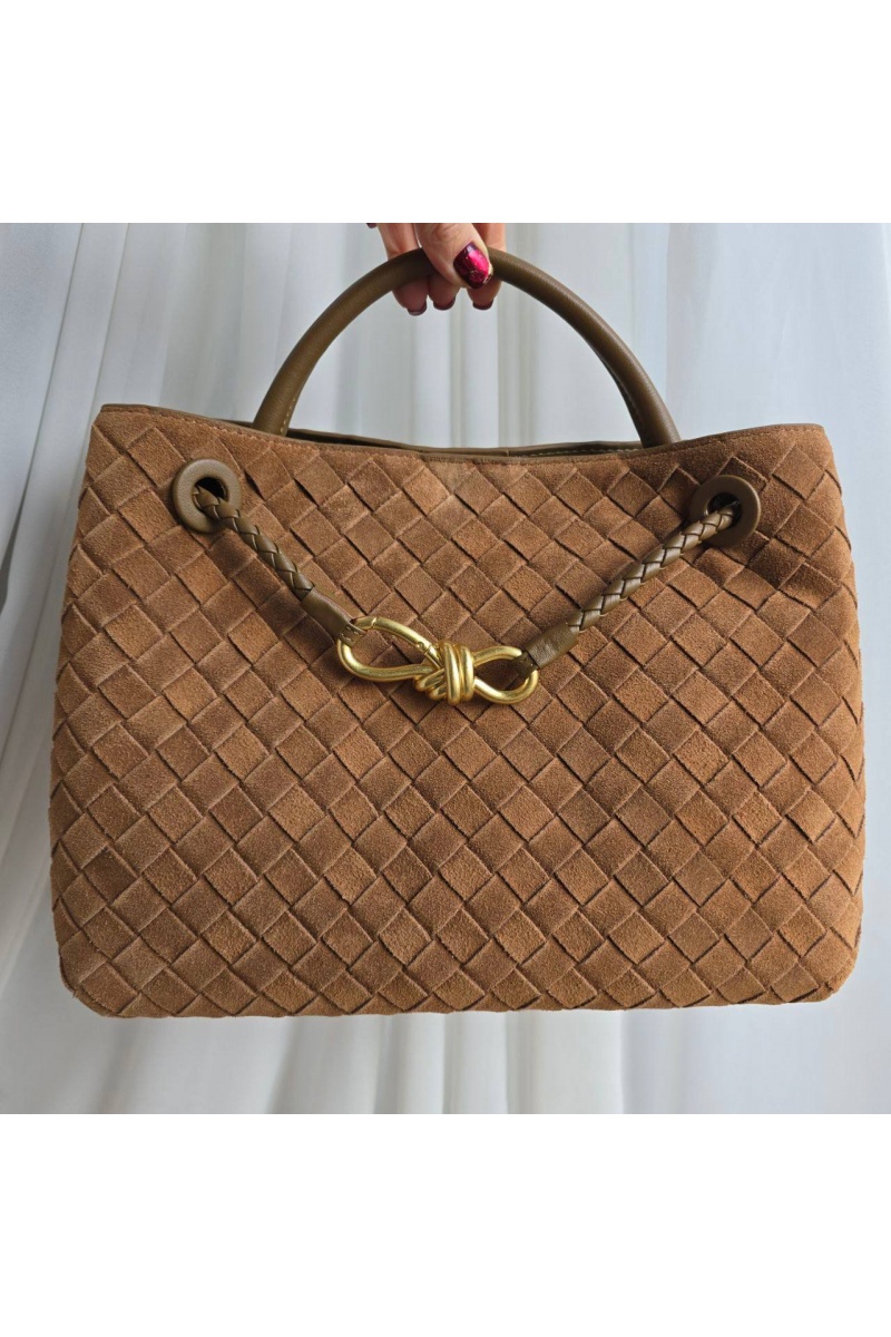 Bottega Veneta Замшевая сумка 30x23 см