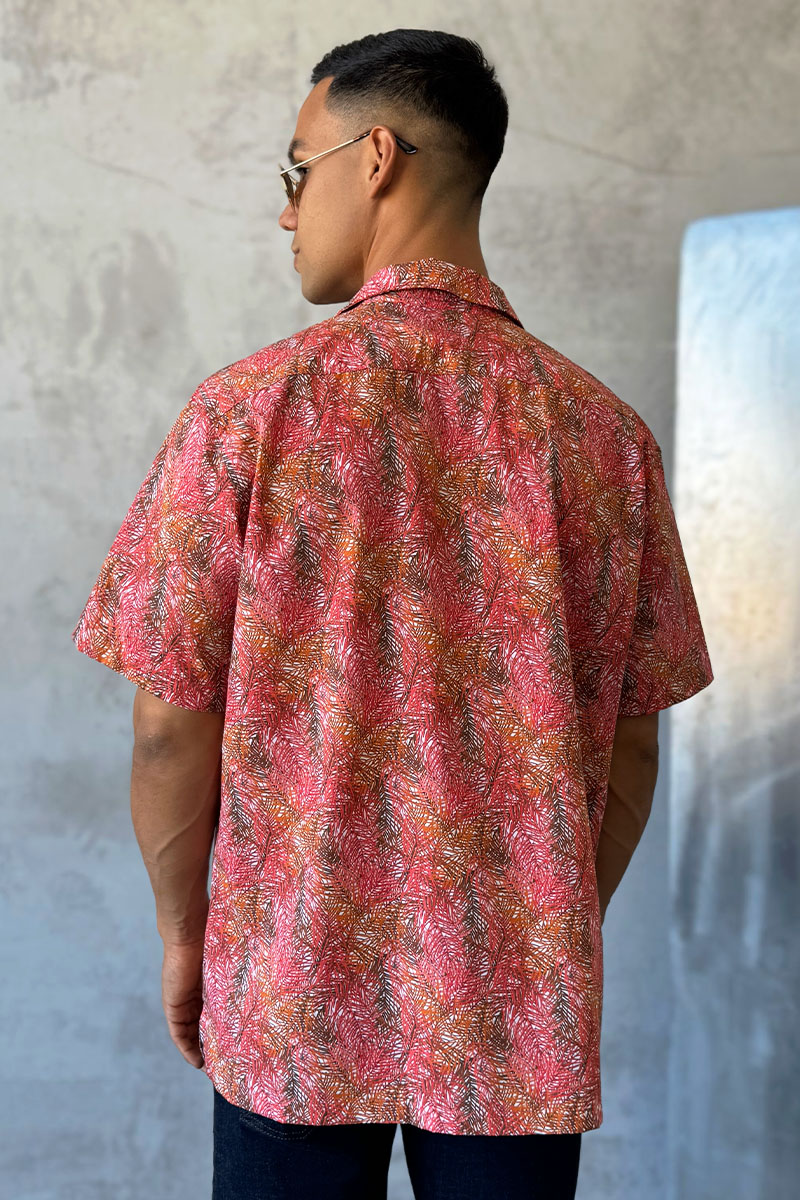 Dоlсе & Gаbbаnа Мужская красная рубашка floral-print 