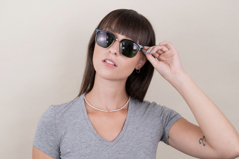 Ray Ban Солнцезащитные очки New Clubmaster - Green