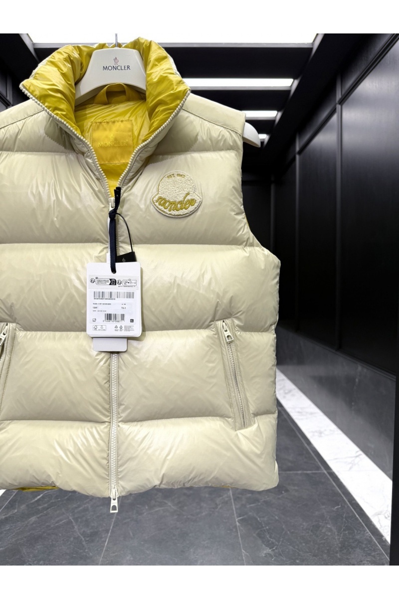 Moncler Мужской бежевый жилет Lipsi