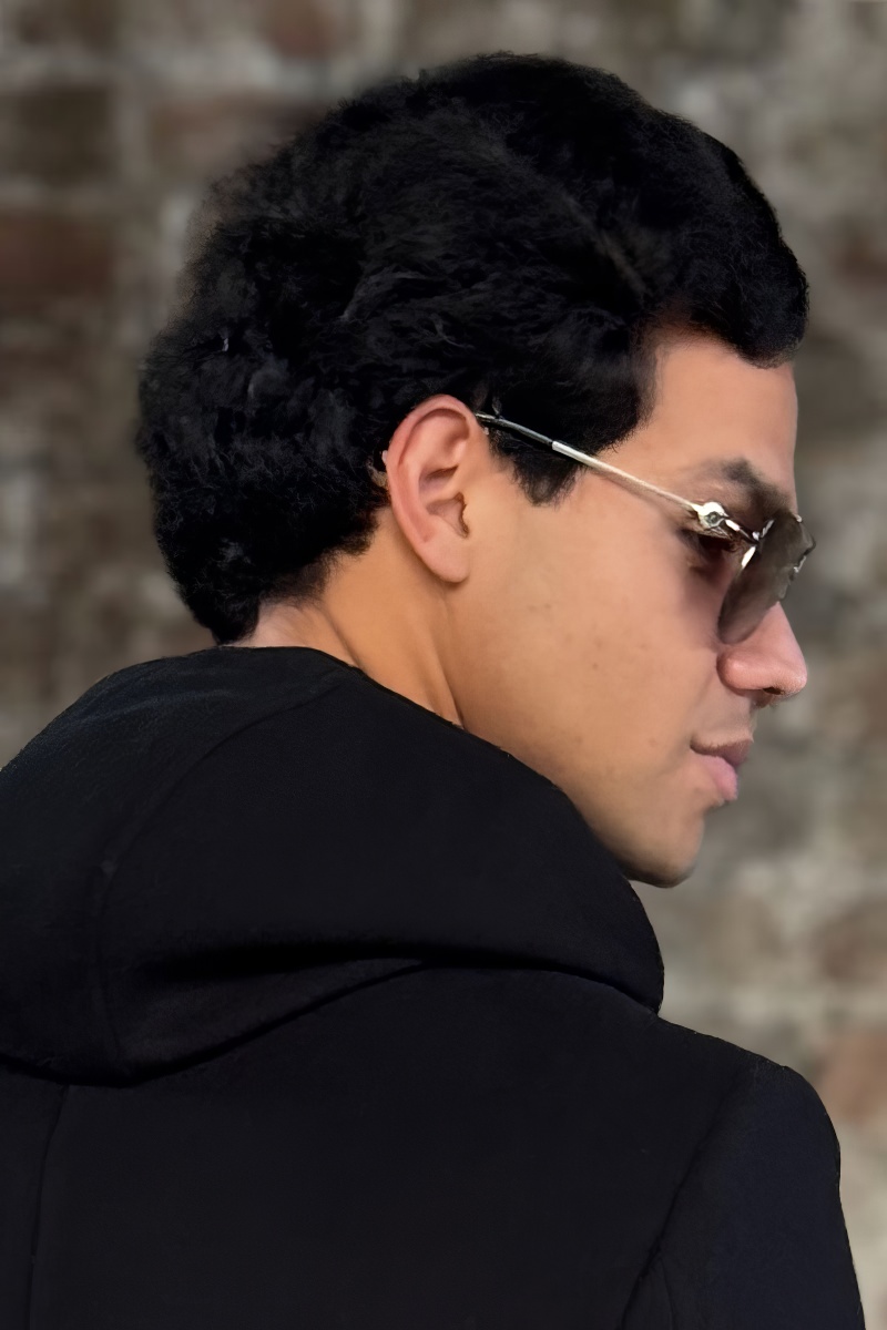 Versace Солнцезащитные очки Aviator - Black