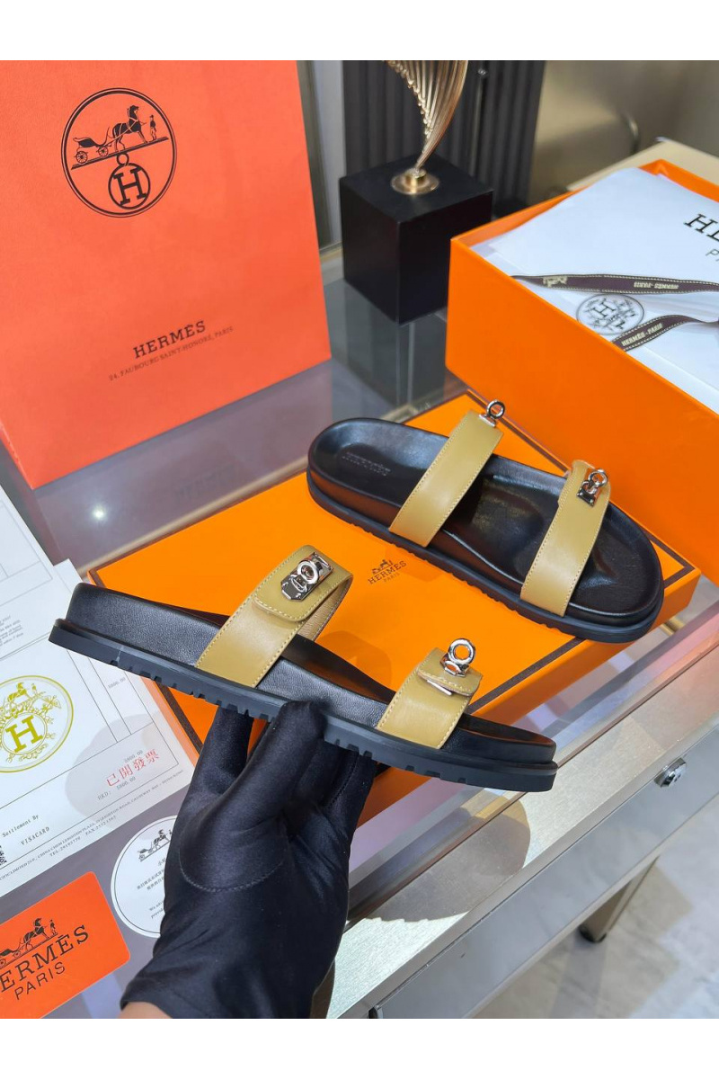 Hermes Женские шлёпанцы Chypre premium