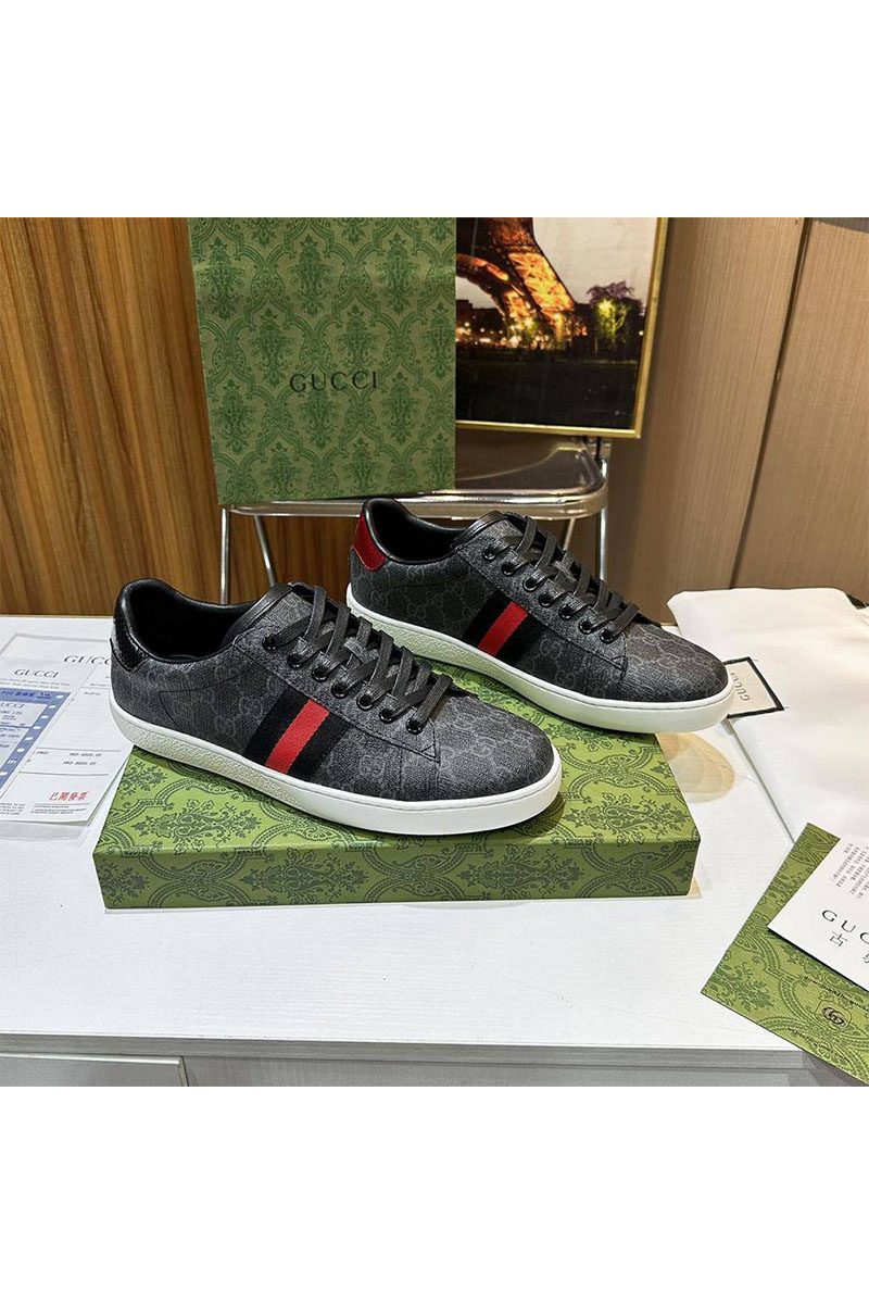 Gucci Мужские кроссовки Ace - Grey