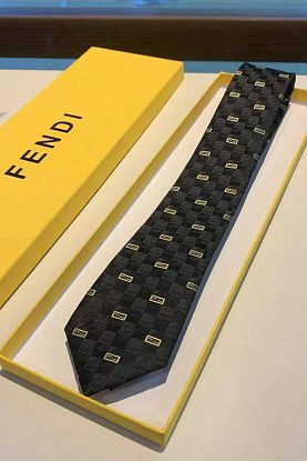 Мужской галстук FF logo