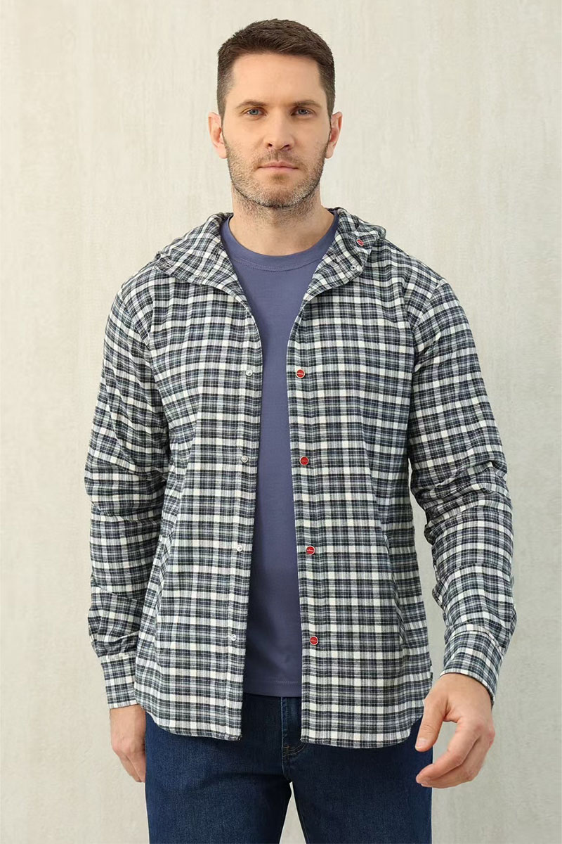 Kiton Мужская рубашка Premium - Light Blue 