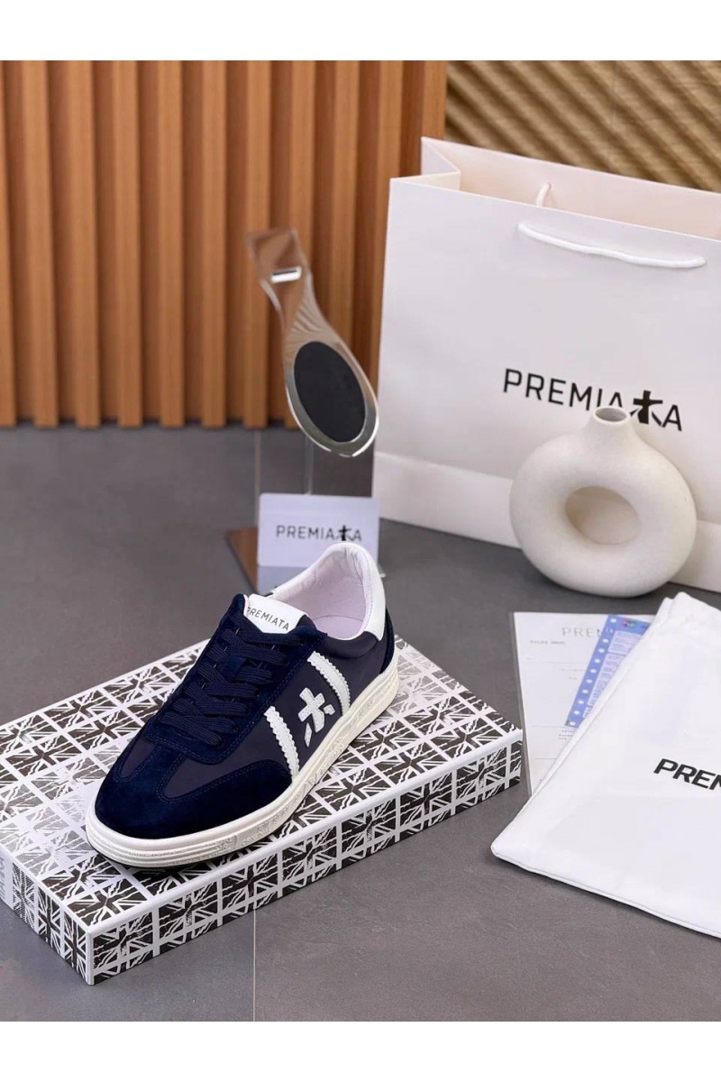 Premiata Комбинированные кроссовки Bonnie - Navy