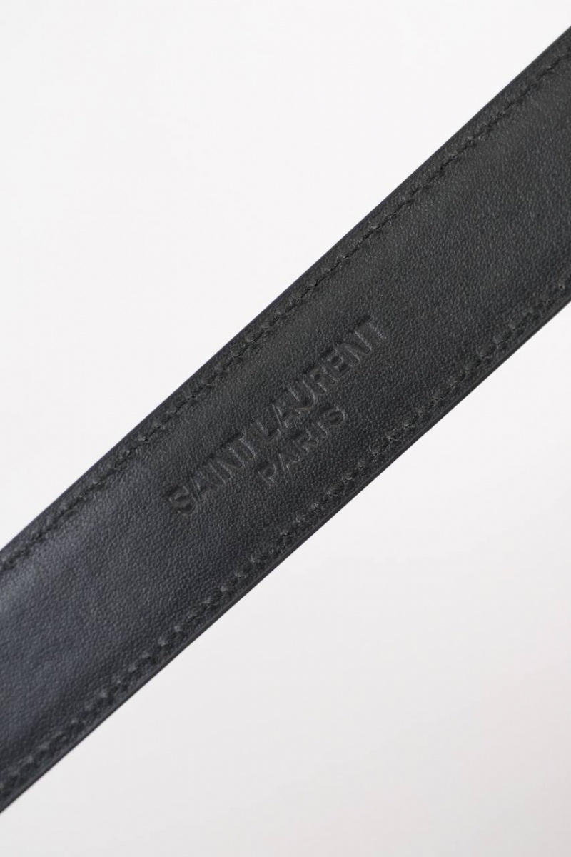 Yves Saint Laurent Кожаный ремень Cassandre (ширина 3 см, длина 80 / 85 см)